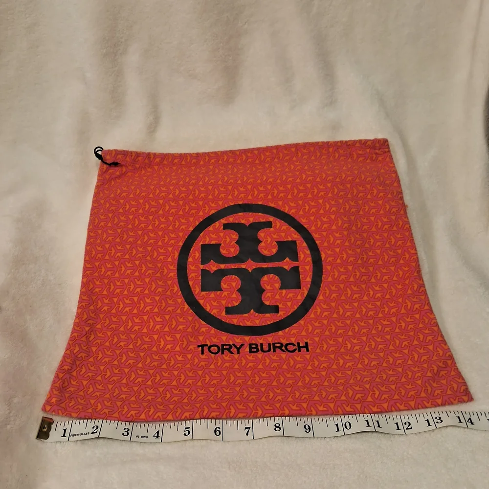 Tory Burch Orange Drawstring Bag